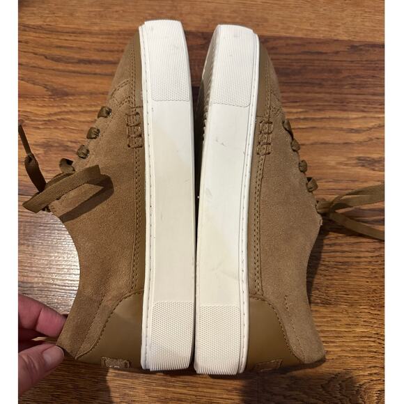 UGG Women's Zilo Suede Platform Lace-Up Fashion Sneaker – Tan – Size 8.5 - Picture 6 of 9